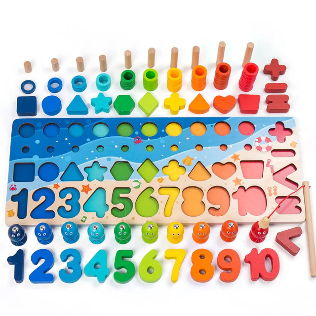 Puzzle Éducatif en Bois | Apprentissage Interactif pour Enfants