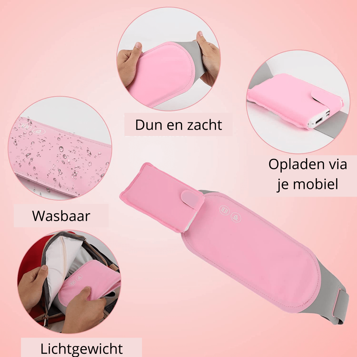 Chauffe-Belly Électrique pour Abdominaux | Relaxation et Soulagement des Crampes