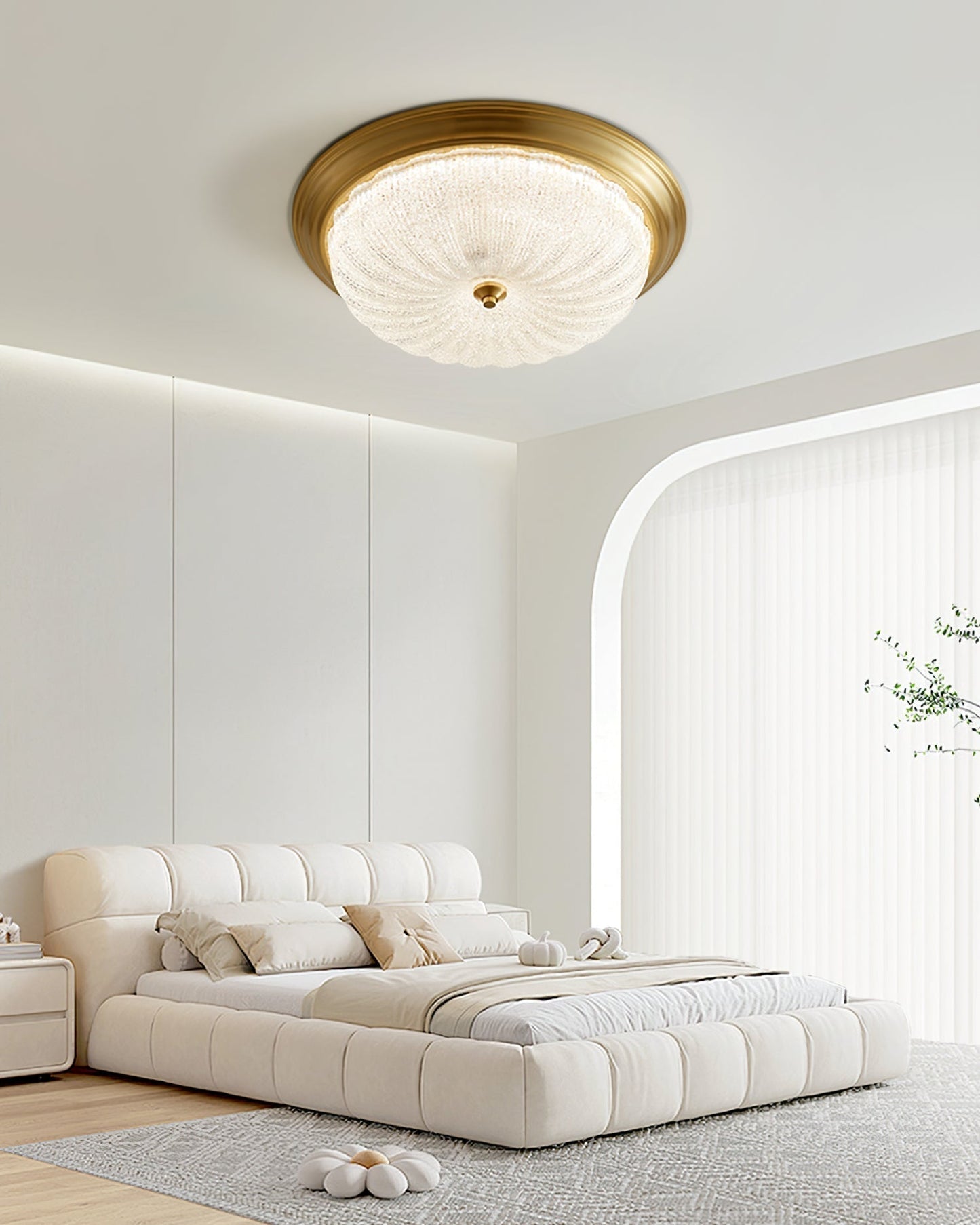 Lumière de Plafond Élégante | Design Minimaliste et Ambiance Chaleureuse
