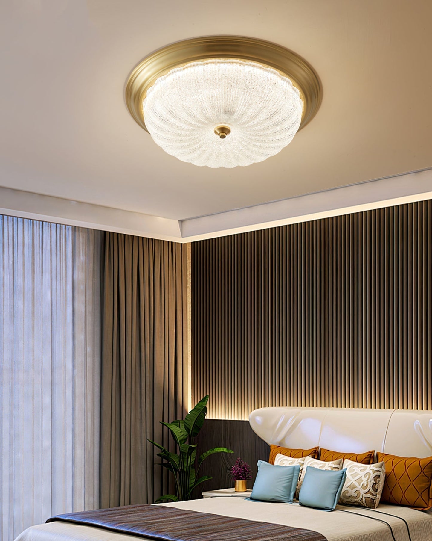 Lumière de Plafond Élégante | Design Minimaliste et Ambiance Chaleureuse