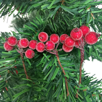 Bouquet de Baies de Noël Immitation | Décoration Festive de Haute Qualité
