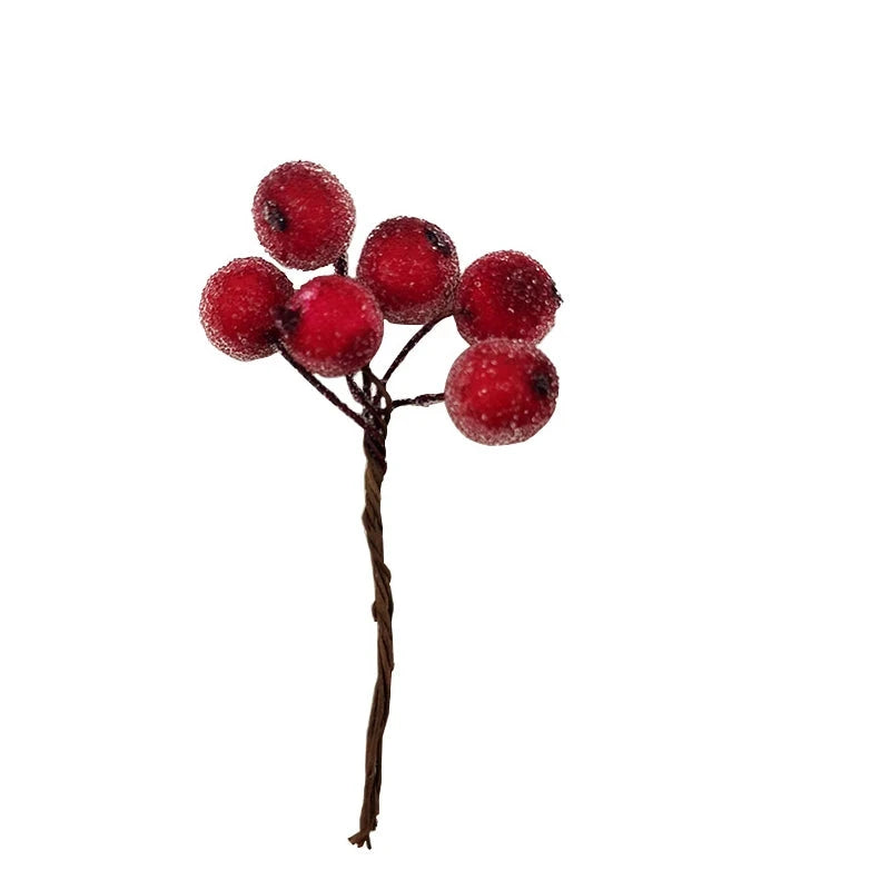 Bouquet de Baies de Noël Immitation | Décoration Festive de Haute Qualité