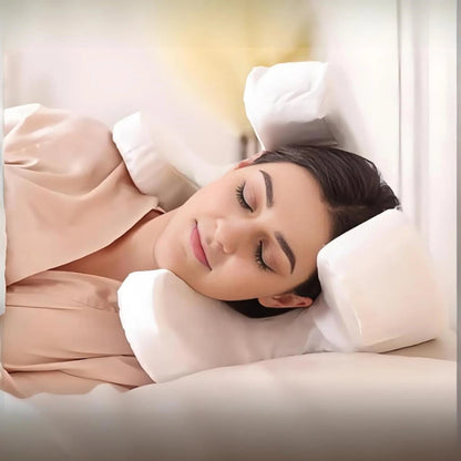 Oreiller Ergonomique en Mousse à Mémoire | Soutien Optimal pour Dormeurs Latéraux