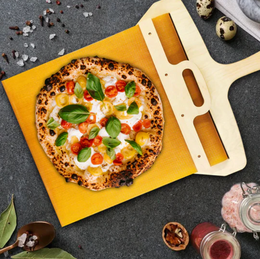 Pelleteuse à Pizza en Bois | Mécanisme Glissant et Facile à Nettoyer