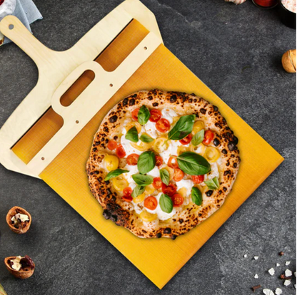Pelleteuse à Pizza en Bois | Mécanisme Glissant et Facile à Nettoyer