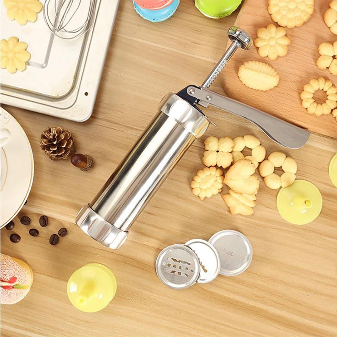 Presse à Biscuits en Acier Inoxydable | Créez des Formes Uniques Facilement