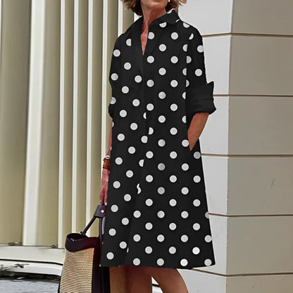 Robe Longue Élégante pour Femmes | Confort et Style Printanier Raffiné