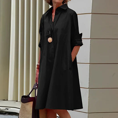 Robe Longue Élégante pour Femmes | Confort et Style Printanier Raffiné