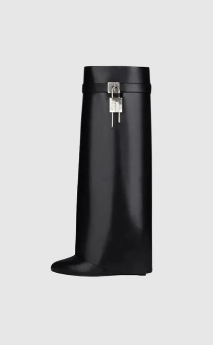 Bottes Noires Montantes pour Femmes | Élégance et Confort au Quotidien