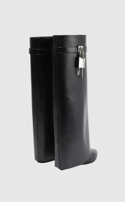 Bottes Noires Montantes pour Femmes | Élégance et Confort au Quotidien