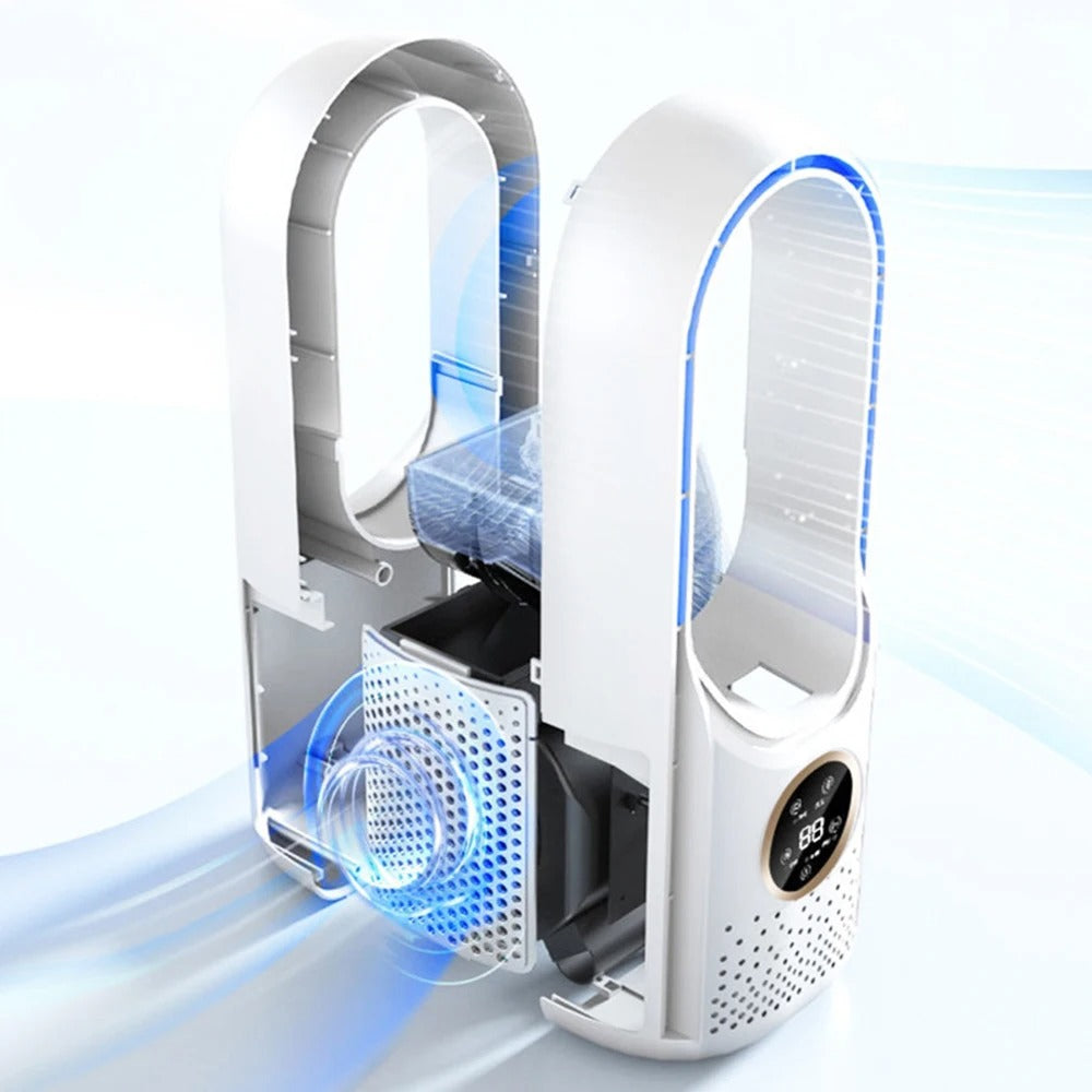 Climatiseur Portable Silencieux Sans Lame 2025 – Restez Frais et Confortable Cet Été, Où Que Vous Soyez