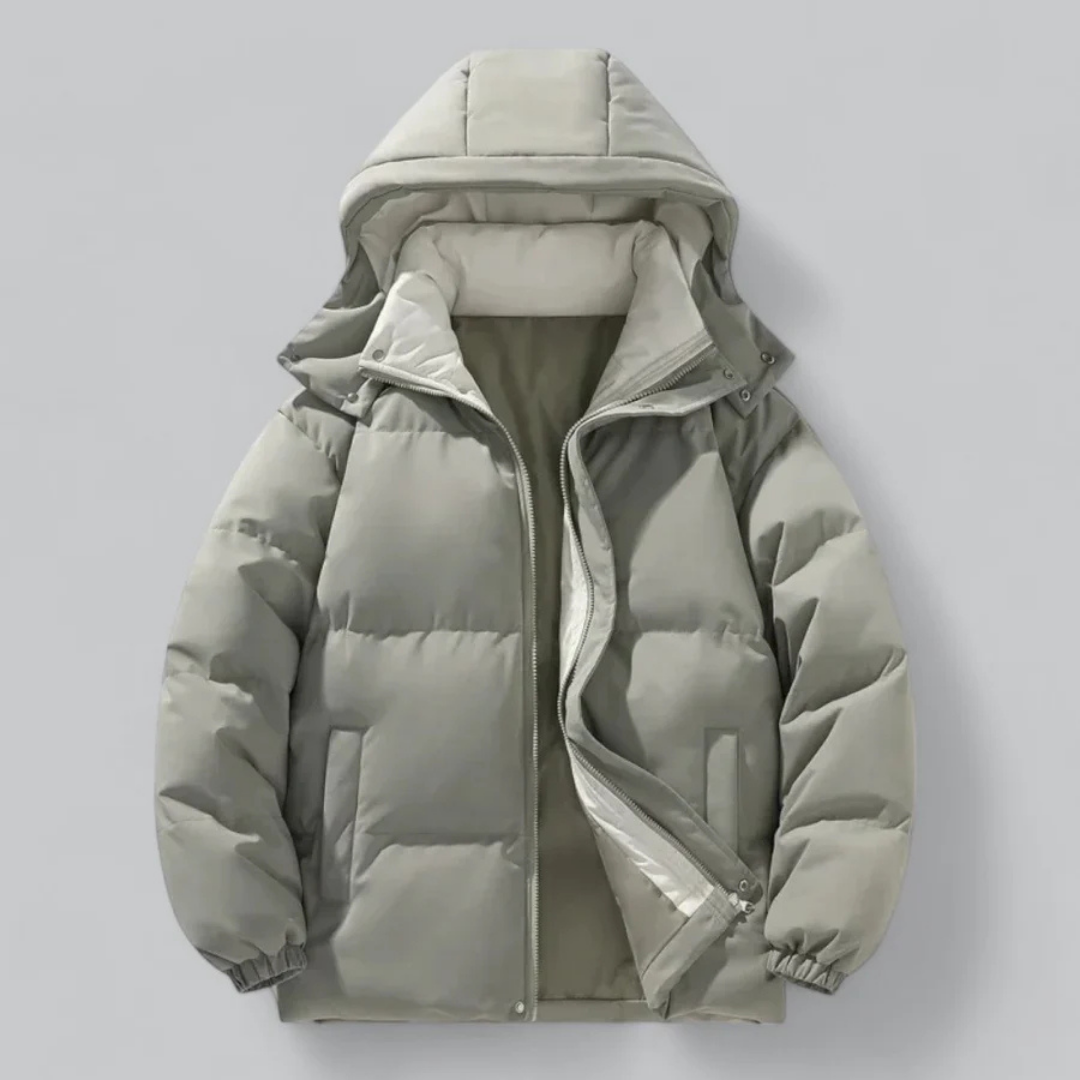 Veste Puffer Isolée à Capuche pour Hommes | Protection Optimale contre le Froid