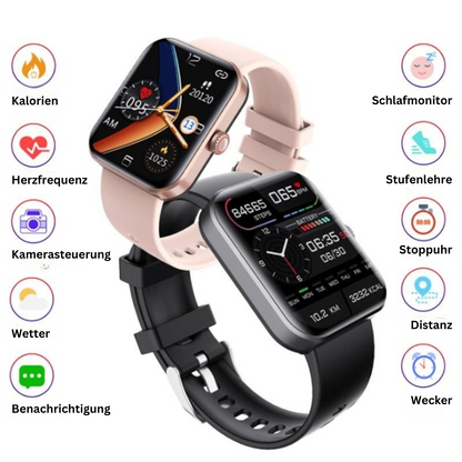 Montre de Glucose Non-Invasive | Suivi Complet de Santé Quotidien
