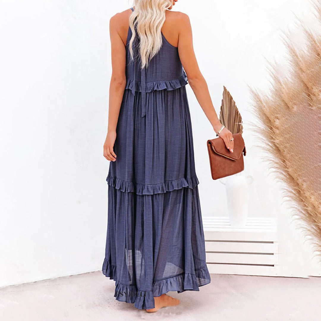 Robe Maxi Élégante à Couches | Style Flatteur pour Toutes les Occasions