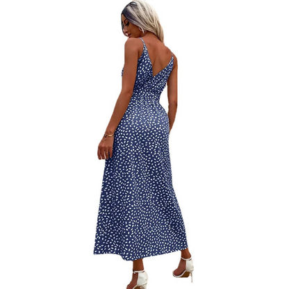 Robe Maxi Plage Femme | Col V Flatteur et Tissu Léger
