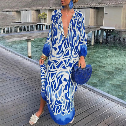 Robe d'Été Boho pour Femmes | Confort et Style avec Polyester Doux