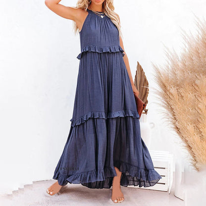 Robe Maxi Élégante à Couches | Style Flatteur pour Toutes les Occasions
