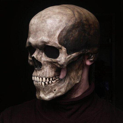 Masque de Crâne Réaliste Mobile | Idéal pour Halloween et Événements Thématiques