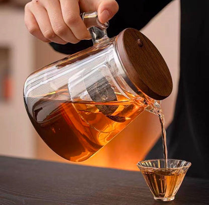 Théière en Verre Borosilicate | Résistante à la Chaleur et Élégante
