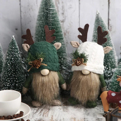 Décoration de Fenêtre en Velours | Charmante Ornementation de Noël Luxe