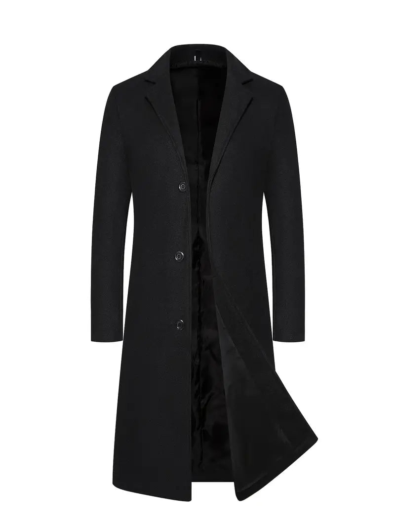 Manteau Long pour Hommes | Style Élégant et Polyvalent