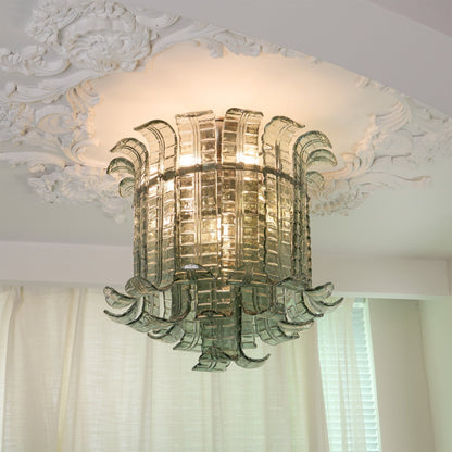 Plafonnier en Verre Italien | Élégance et Raffinement pour Intérieur