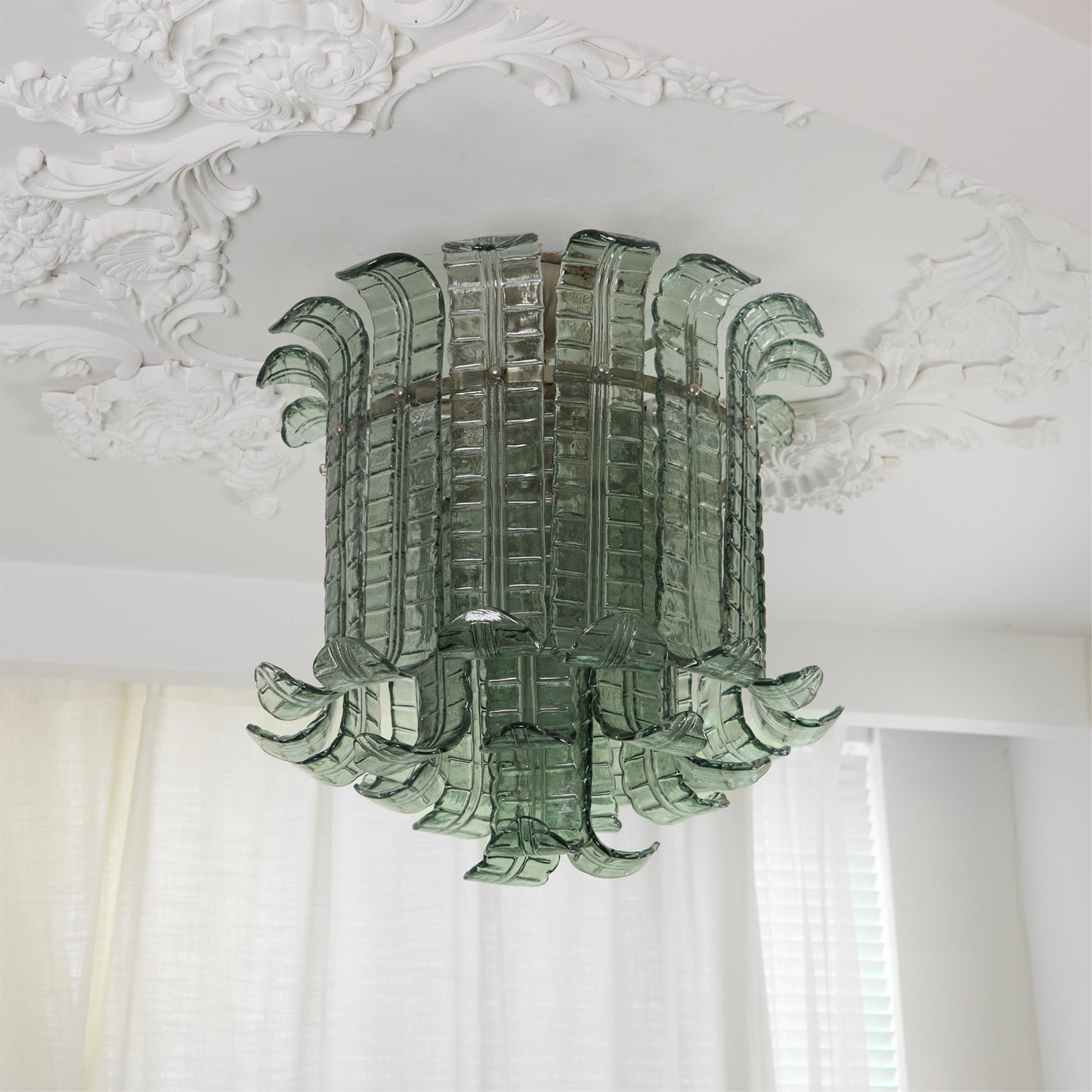 Plafonnier en Verre Italien | Élégance et Raffinement pour Intérieur