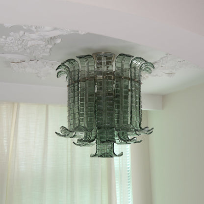 Plafonnier en Verre Italien | Élégance et Raffinement pour Intérieur