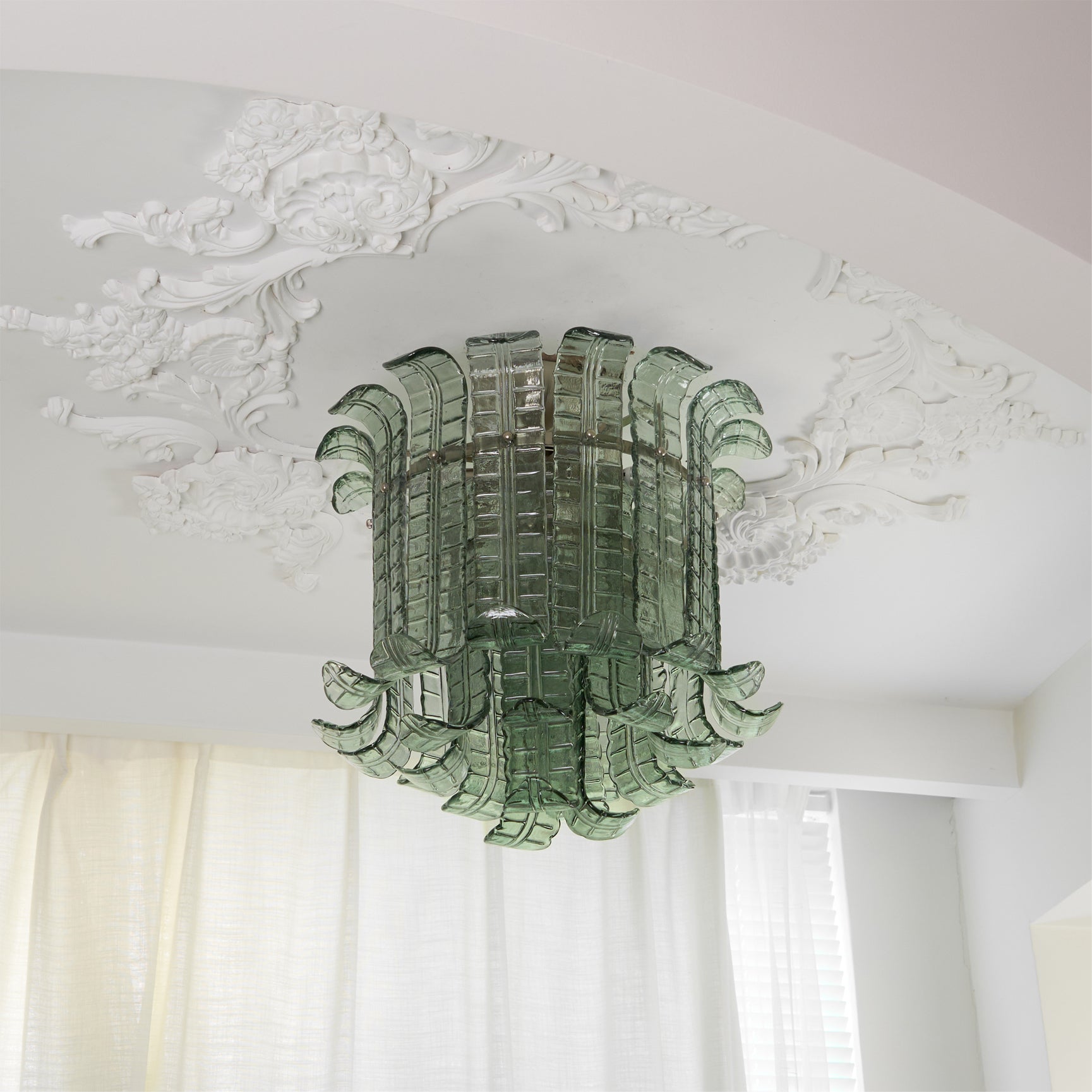 Plafonnier en Verre Italien | Élégance et Raffinement pour Intérieur