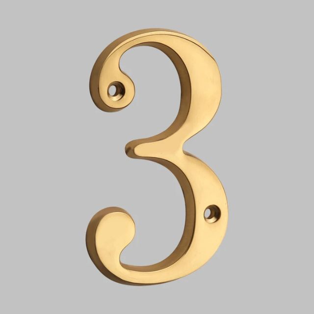 Numéros de Maison en Laiton Massif | Design Classique et Durable