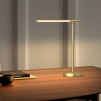 Lampe de Bureau LED Minimaliste | Éclairage Élégant avec Détails en Laiton