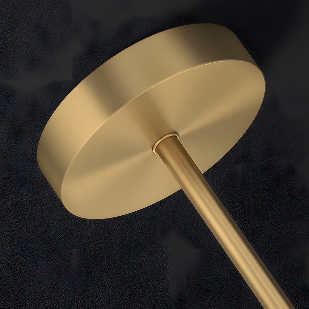 Lampe de Bureau LED Minimaliste | Éclairage Élégant avec Détails en Laiton