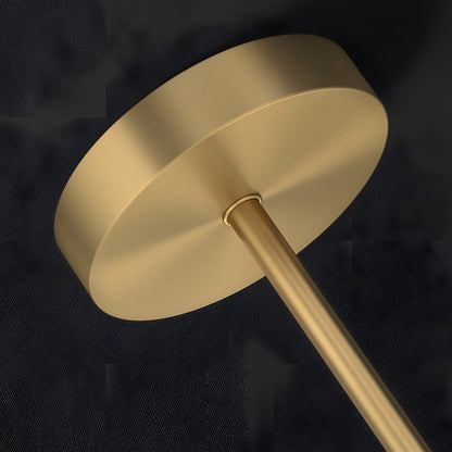 Lampe de Bureau LED Minimaliste | Éclairage Élégant avec Détails en Laiton