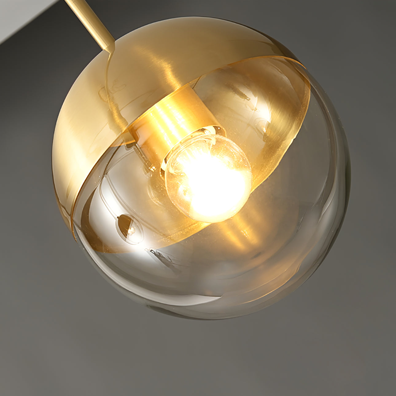 Luminaire de Plafond Luxueux | Design Industriel en Verre et Métal