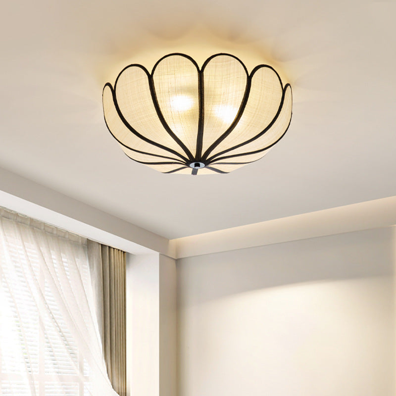 Lampe de Plafond en Rotin | Style Français avec Touche Moderne