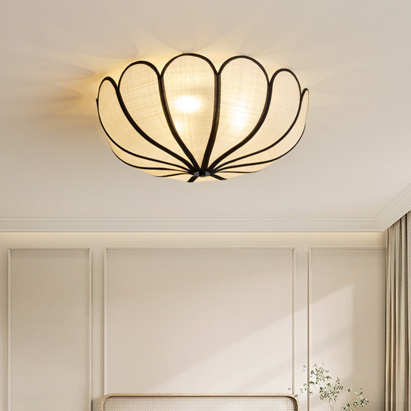 Lampe de Plafond en Rotin | Style Français avec Touche Moderne