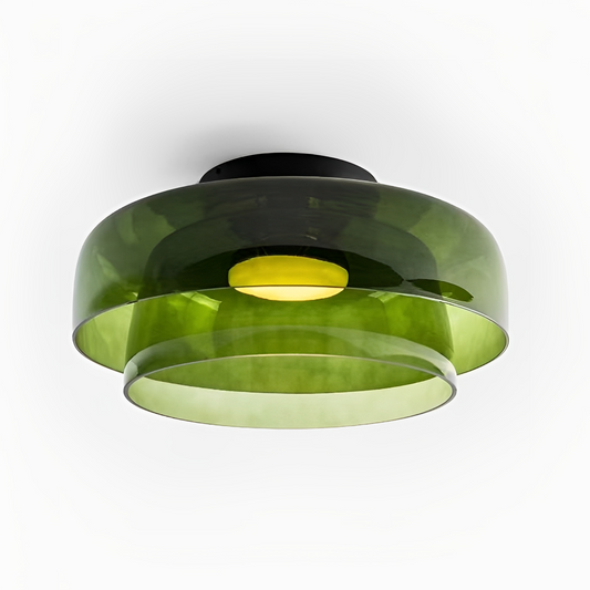 Lampe Suspendue en Verre Stratifié | Design Bauhaus Minimaliste et Élégant