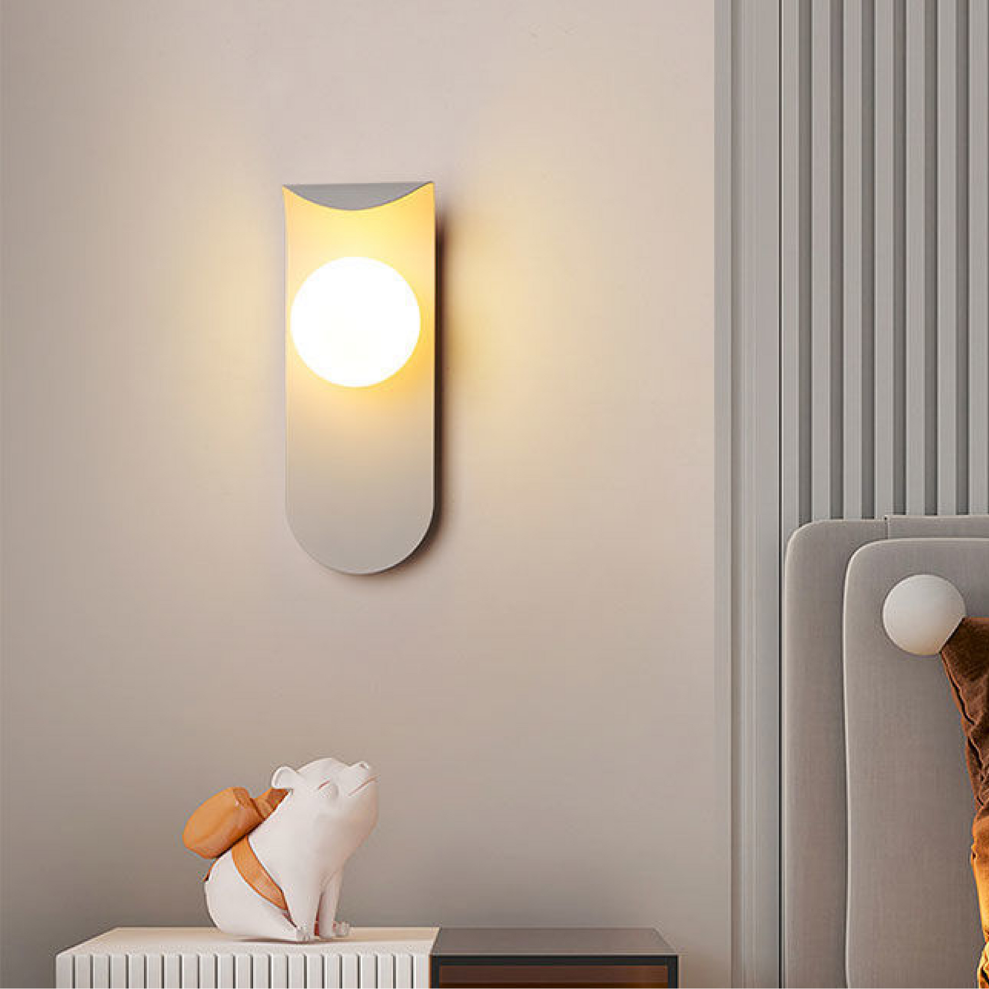 Applique Murale Scandinave en Bambou | Design Épuré et Atmosphère Chaleureuse