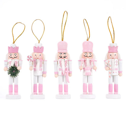 Marionnettes Casse-Noisette en Bois | Décoration Élégante pour Noël