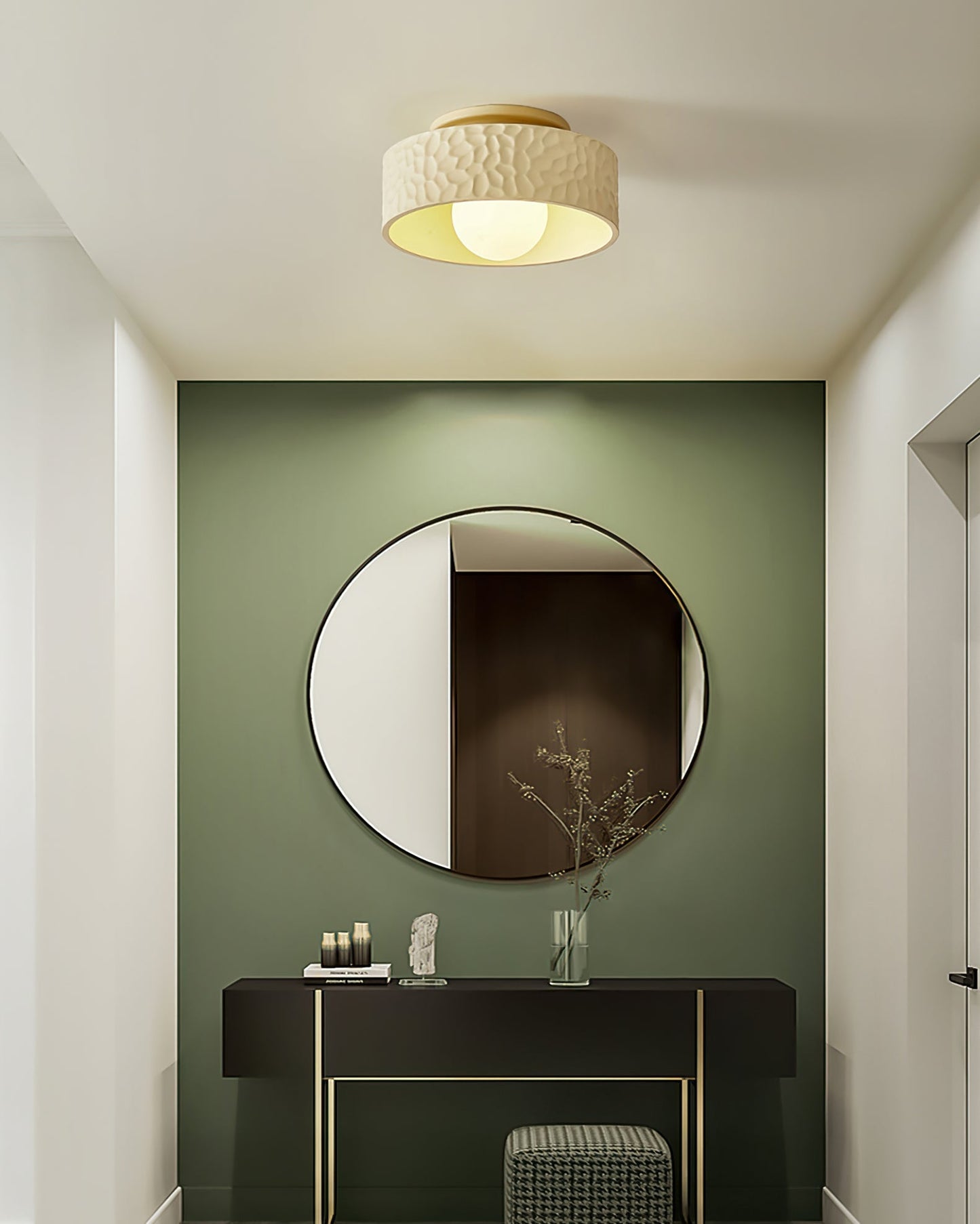 Plafonnier Moderne en Verre | Éclairage Élégant et Minimaliste