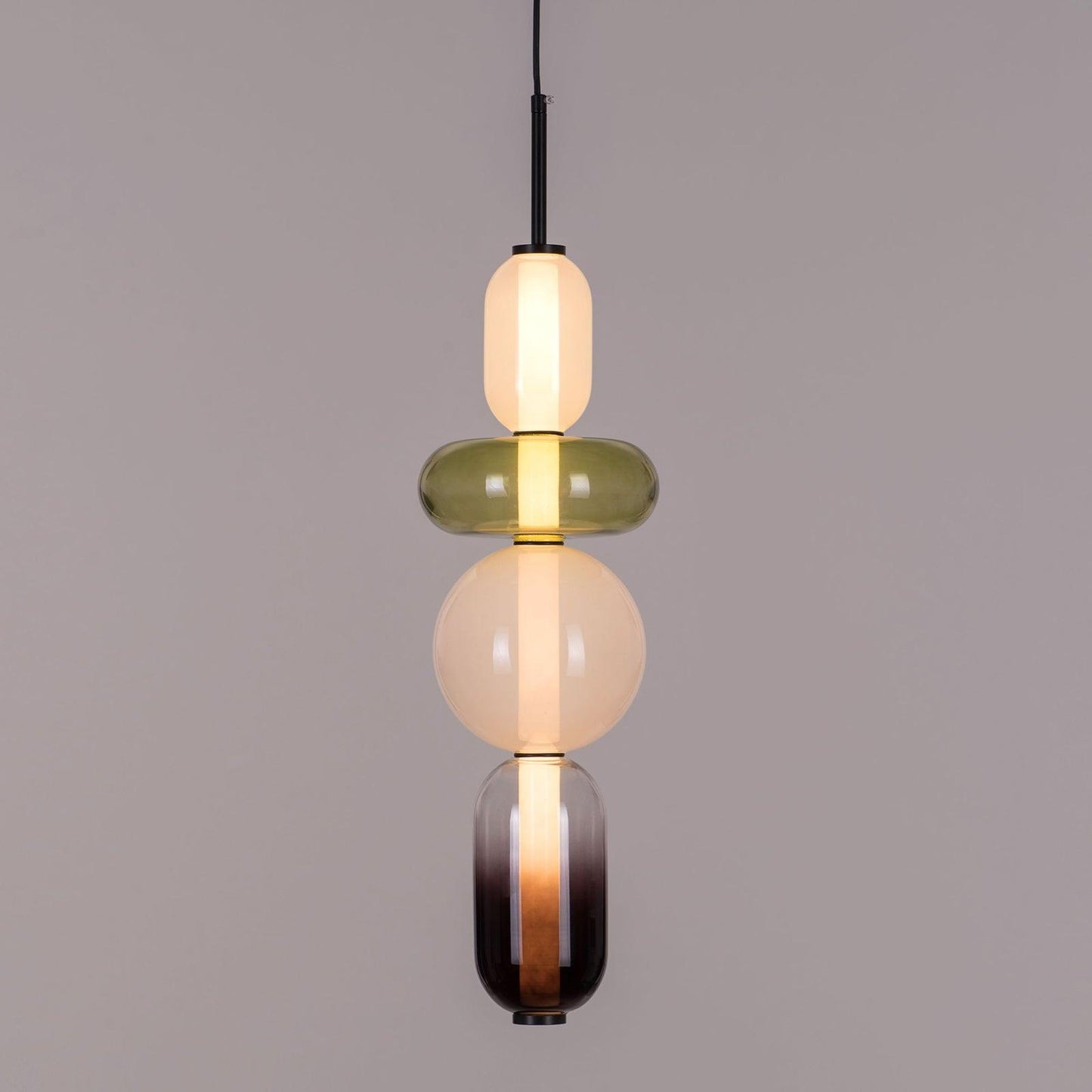 Pendentif en Verre Élégant | Brillance Transparente et Design Moderne