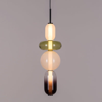 Pendentif en Verre Élégant | Brillance Transparente et Design Moderne