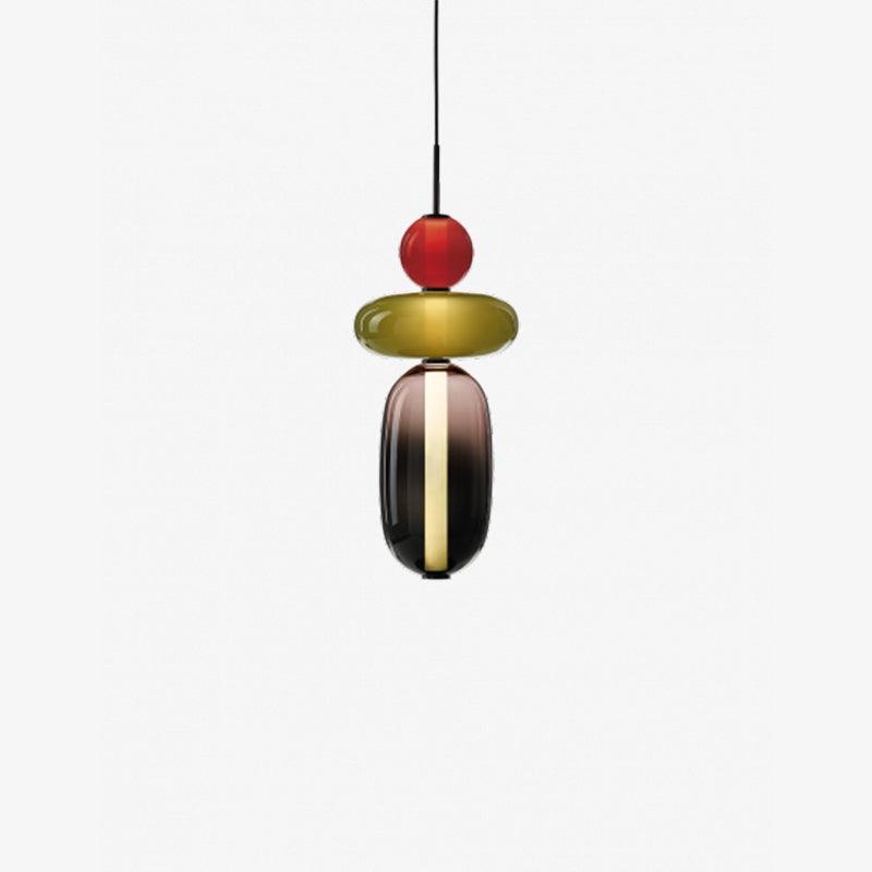Pendentif en Verre Élégant | Brillance Transparente et Design Moderne