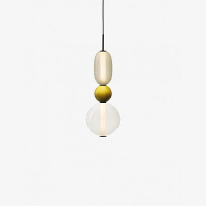 Pendentif en Verre Élégant | Brillance Transparente et Design Moderne