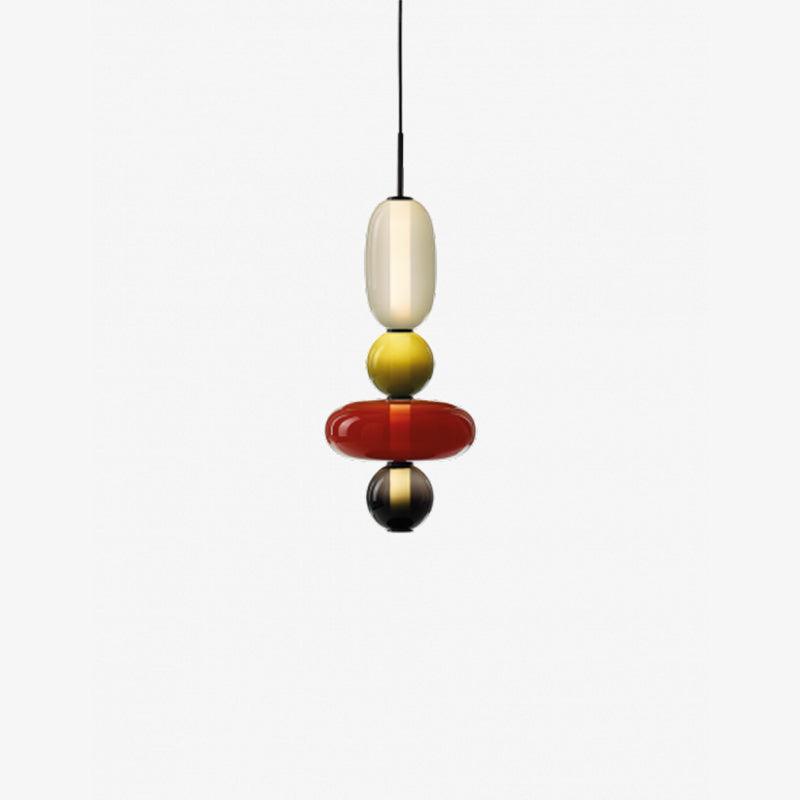 Pendentif en Verre Élégant | Brillance Transparente et Design Moderne