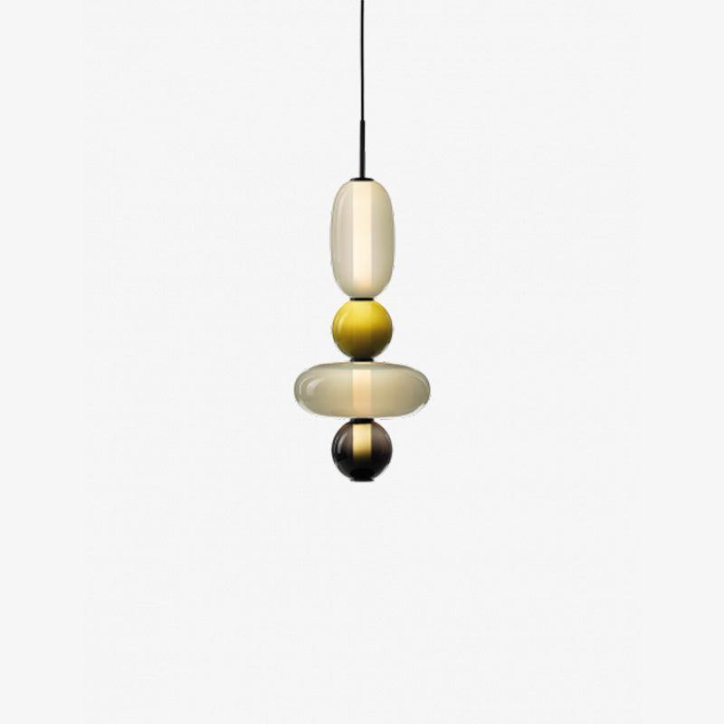 Pendentif en Verre Élégant | Brillance Transparente et Design Moderne