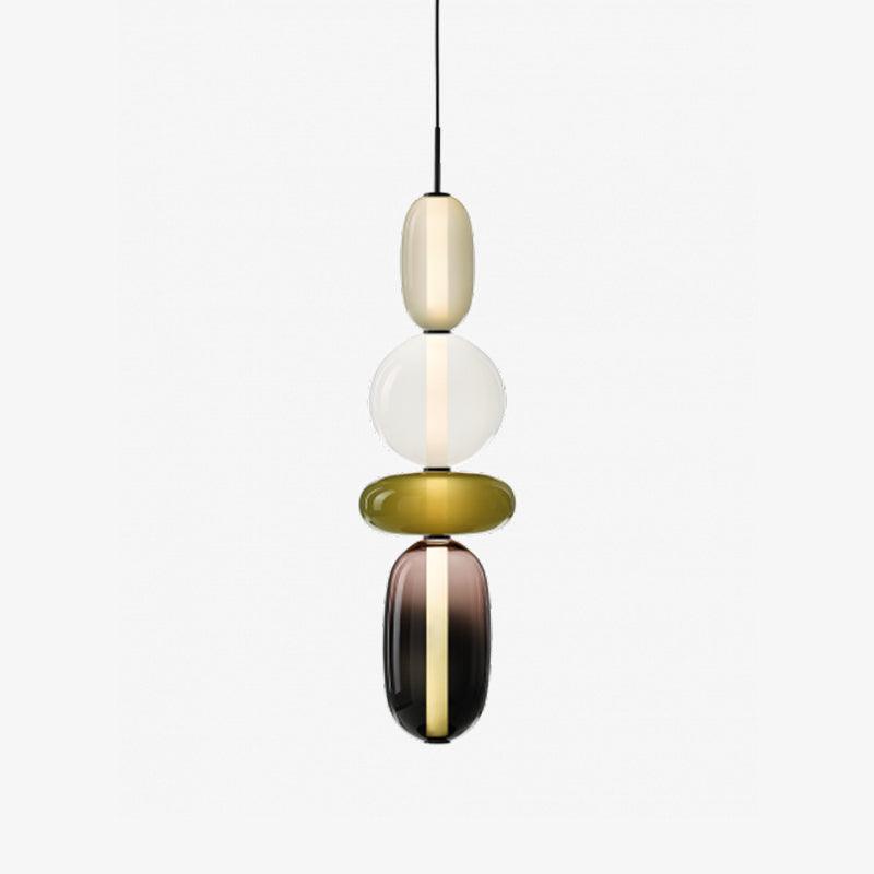 Pendentif en Verre Élégant | Brillance Transparente et Design Moderne