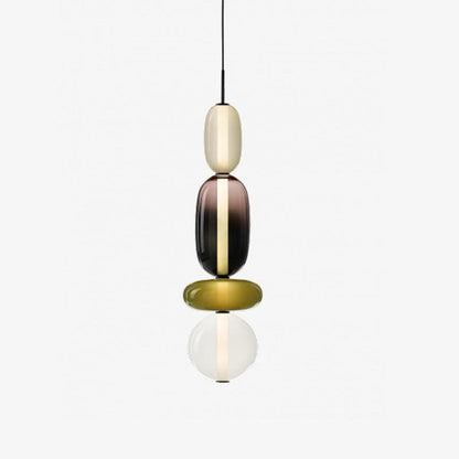 Pendentif en Verre Élégant | Brillance Transparente et Design Moderne