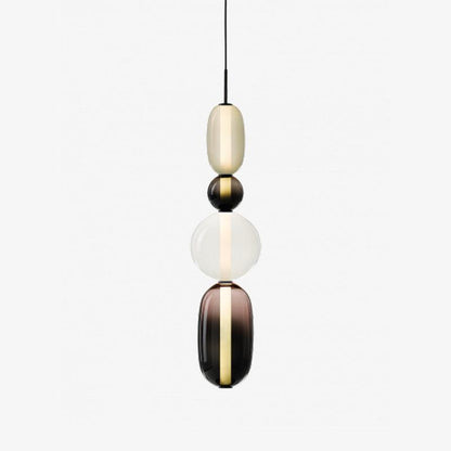 Pendentif en Verre Élégant | Brillance Transparente et Design Moderne