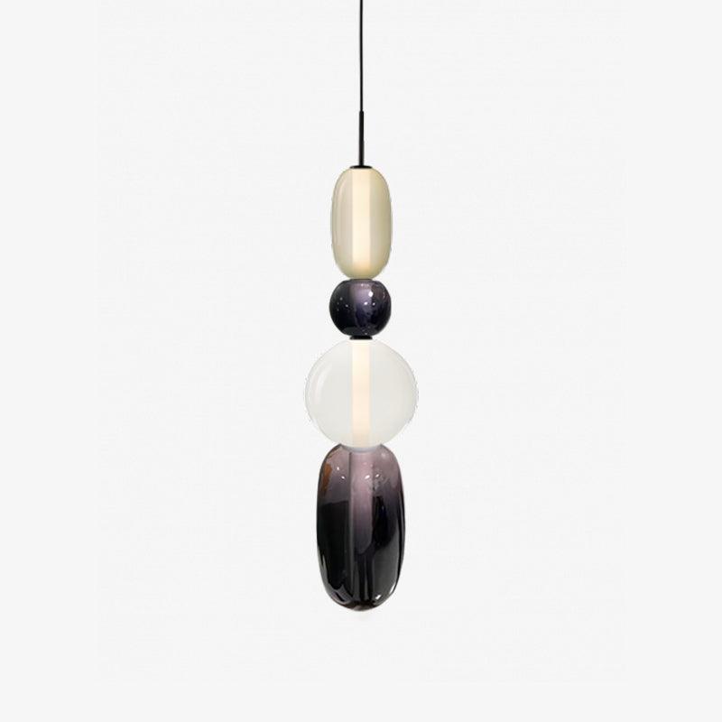 Pendentif en Verre Élégant | Brillance Transparente et Design Moderne
